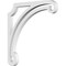 Ekena Millwork Arch Architectural Grade PVC Bracket, 5/8"W X 10"D X 10"H BKTP01X10X10AH - alternate 1